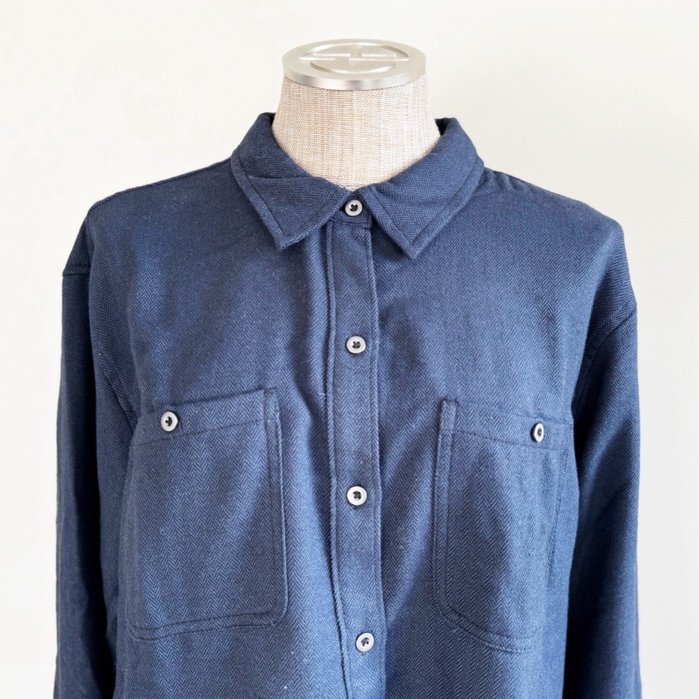 Outdoor Research Women’s Blue Flannel Shirt - Picture 6 of 14
